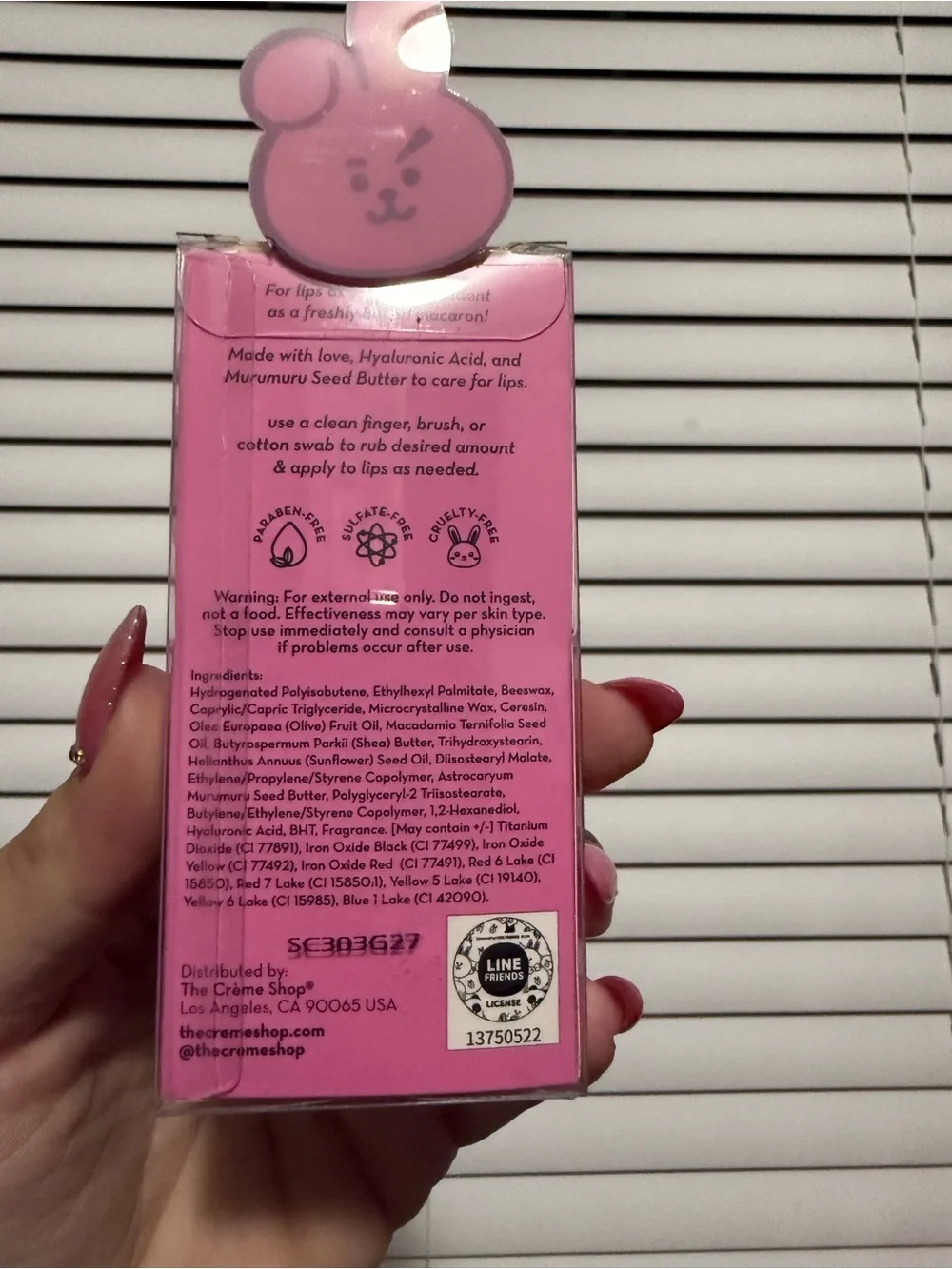 The Crème Shop BT21 Macaron Lip Balm